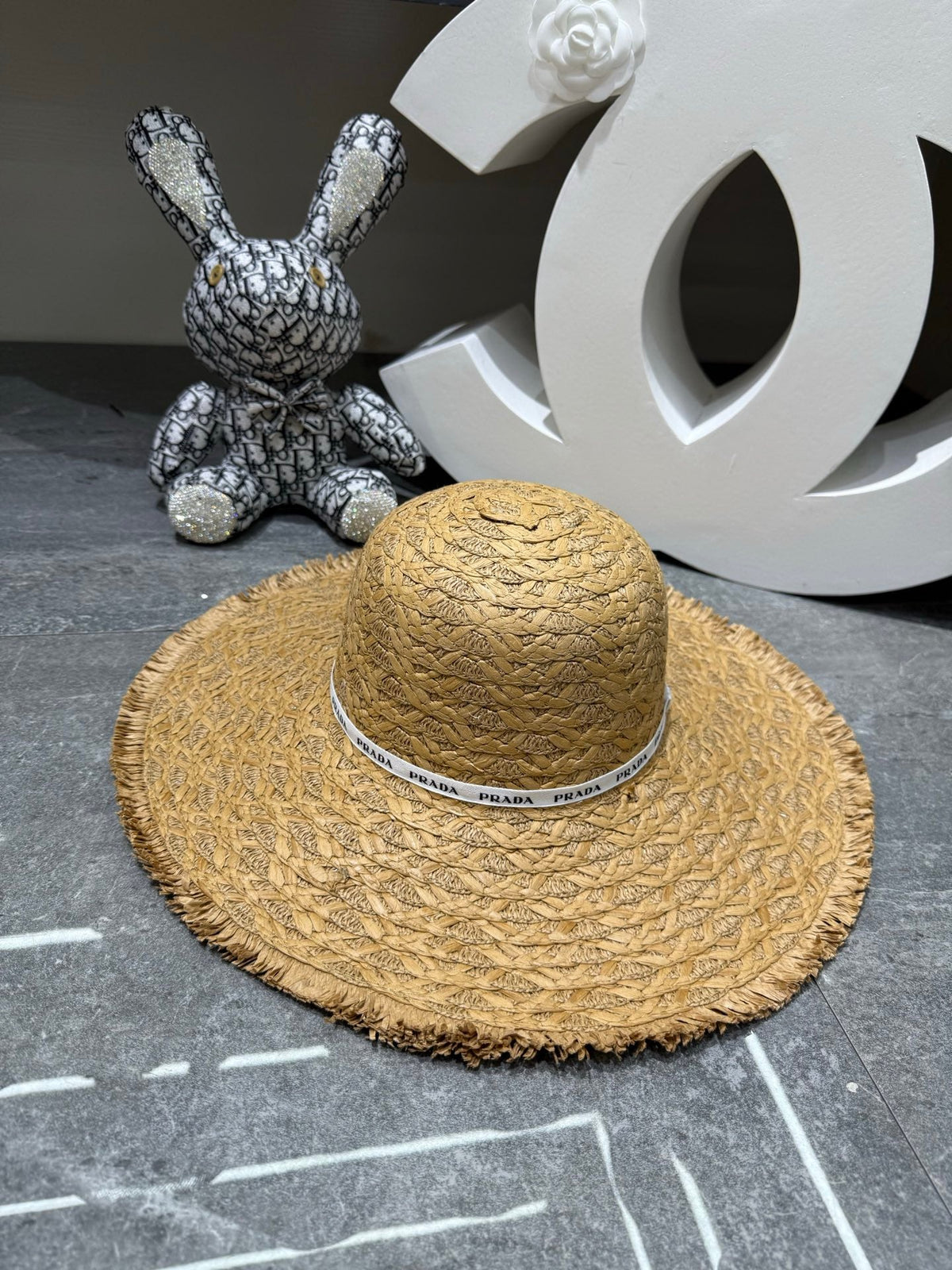 Prada Woven Open Knit Hat - image 2