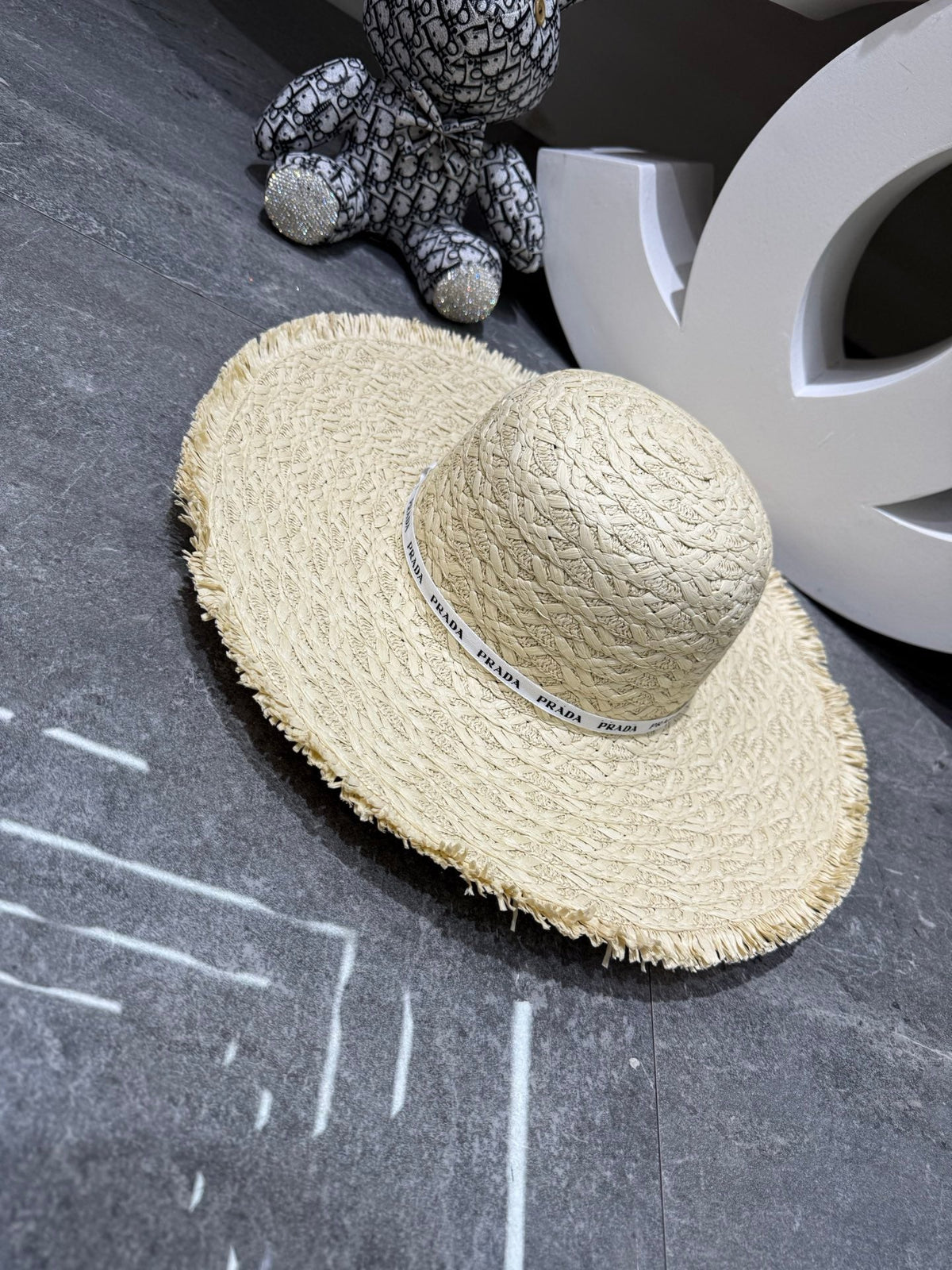 Prada Woven Open Knit Hat - image 8