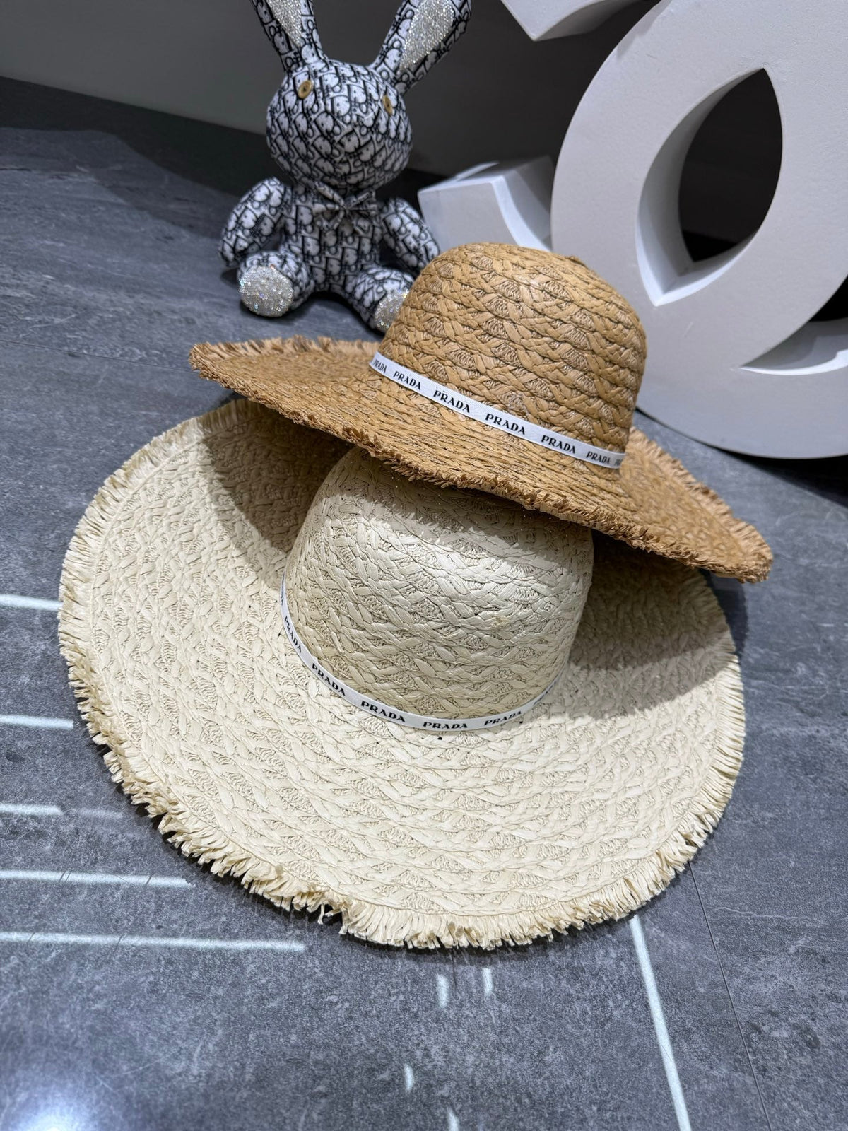 Prada Woven Open Knit Hat - image 7