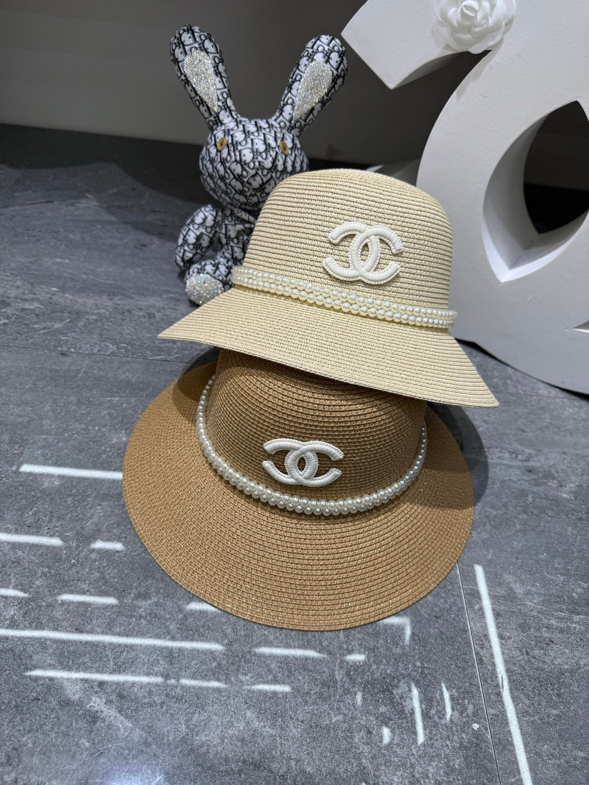 Chanel Woven Open Knit Bucket Hat - image 7