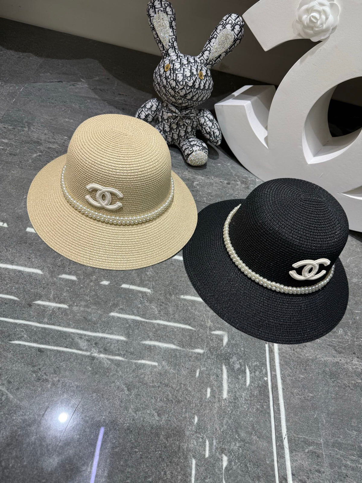 Chanel Woven Open Knit Bucket Hat - image 5
