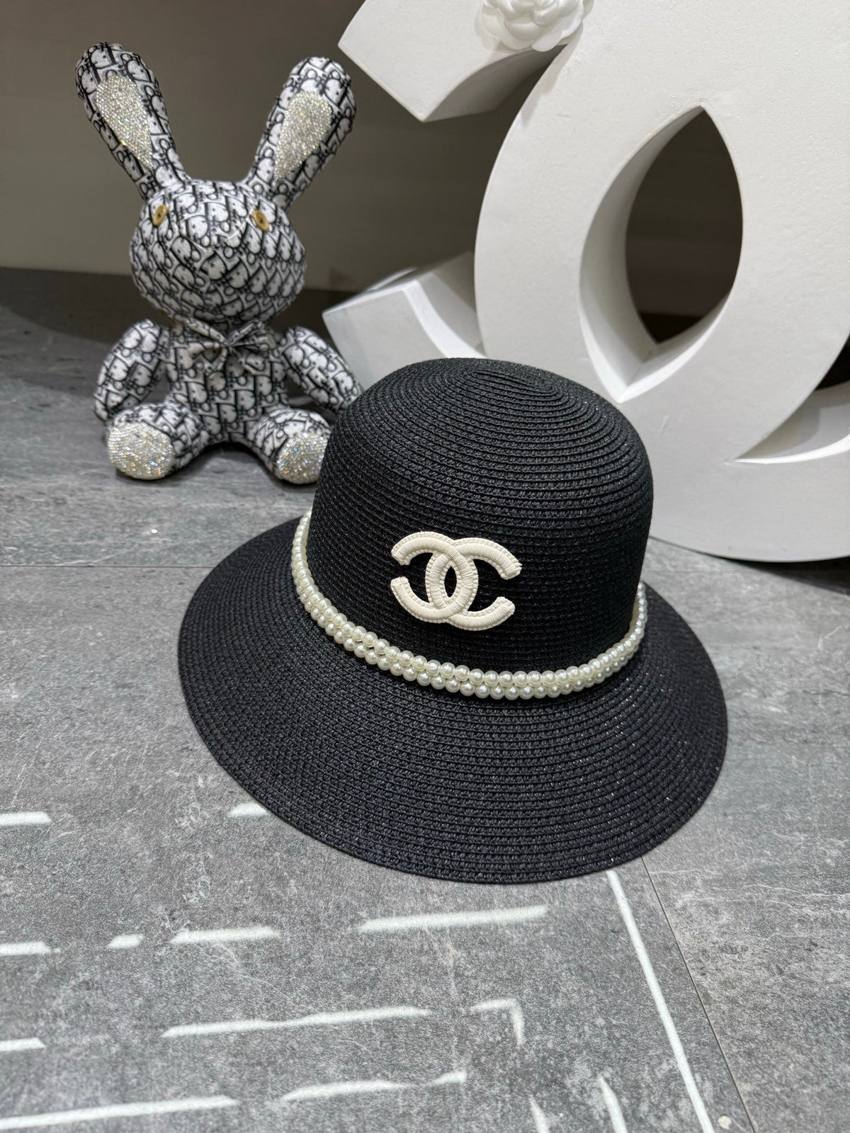 Chanel Woven Open Knit Bucket Hat - image 9