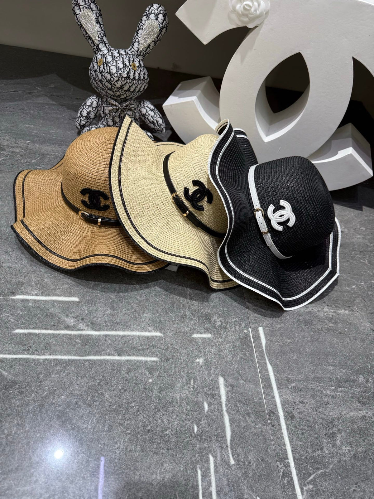 Chanel Woven Open Knit Hat - image 9