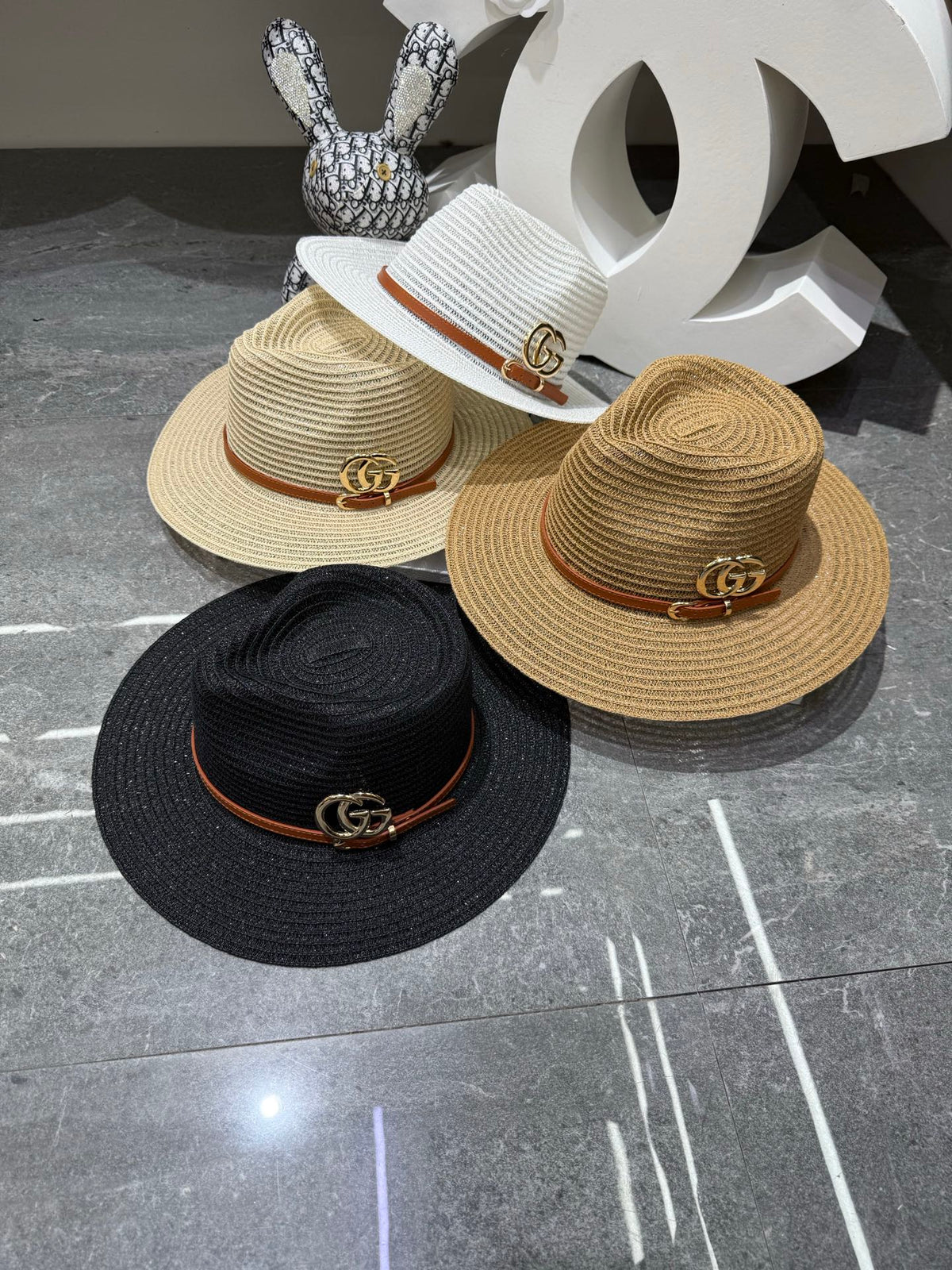 Gucci Woven Open Knit Fedora - image 6