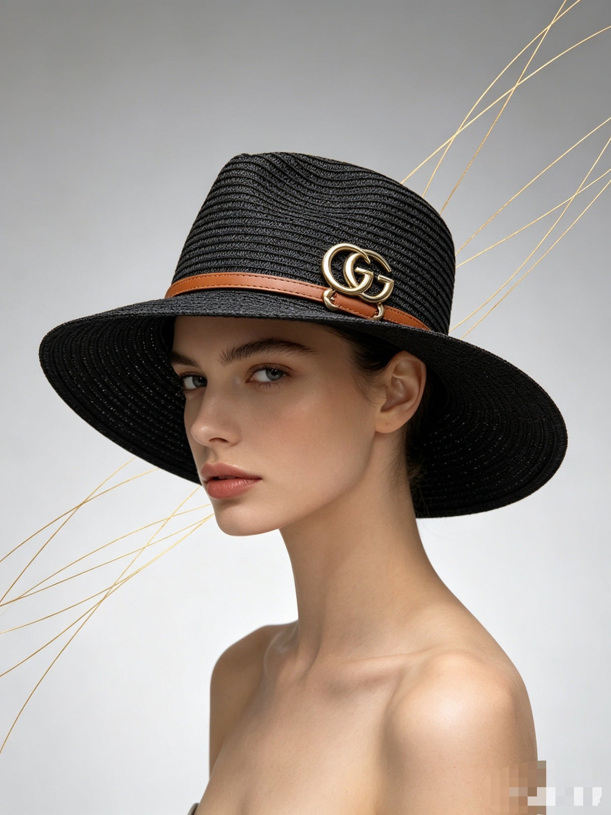 Gucci Woven Open Knit Fedora - image 5