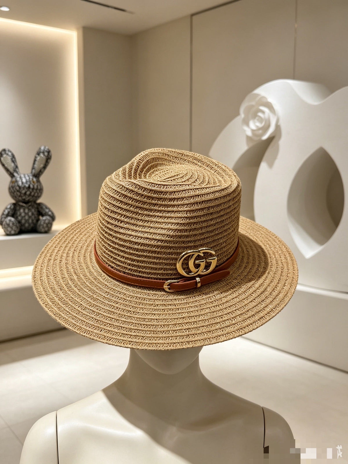 Gucci Woven Open Knit Fedora - image 4