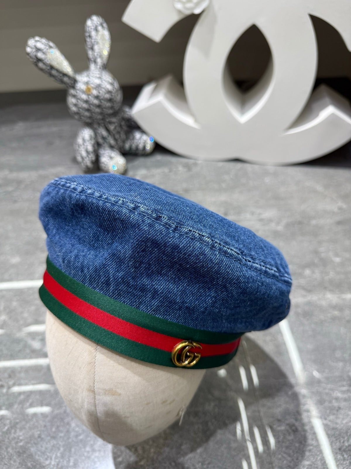 Gucci Denim Beret - image 9