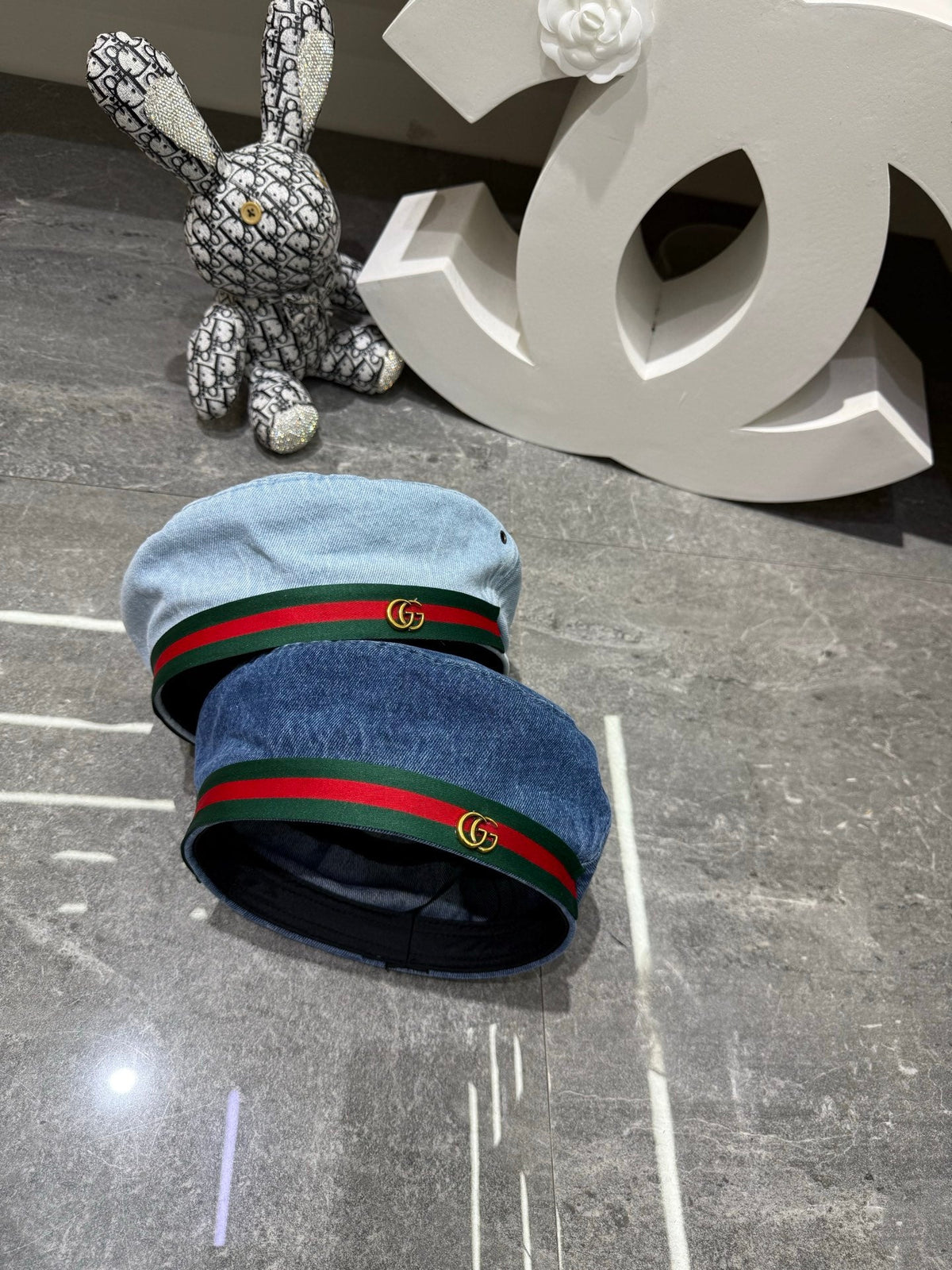 Gucci Denim Beret - image 5