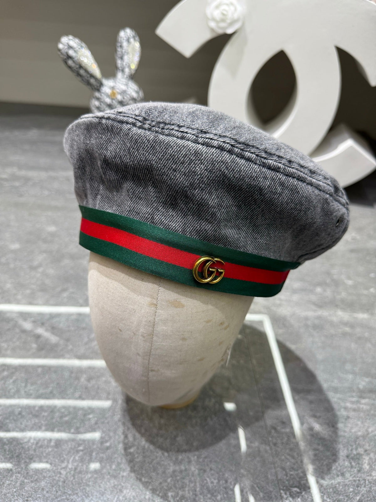 Gucci Denim Beret - image 8