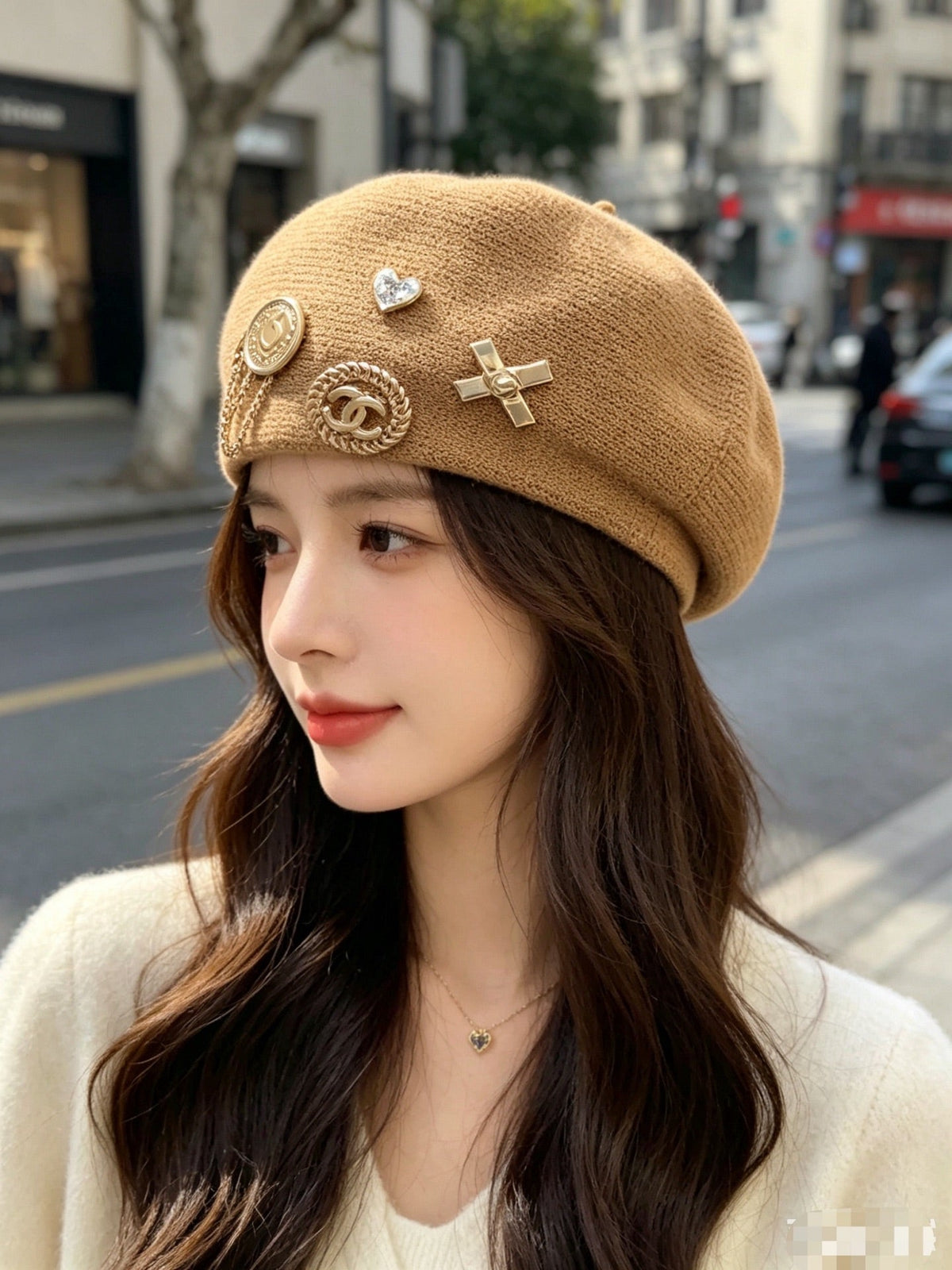 Chanel Denim Beret - image 3