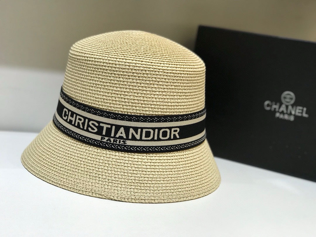 Dior Woven Open Knit Bucket Hat - image 7