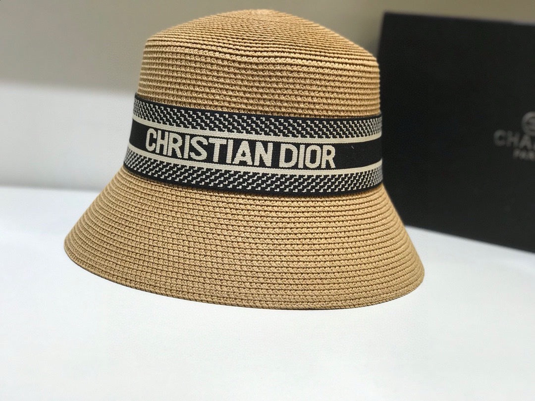 Dior Woven Open Knit Bucket Hat - image 7