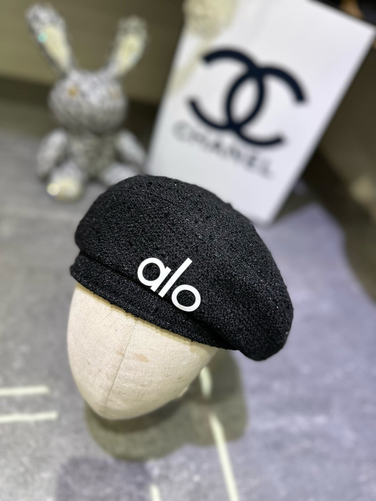 Alo Woven Open Knit Beret - image 3