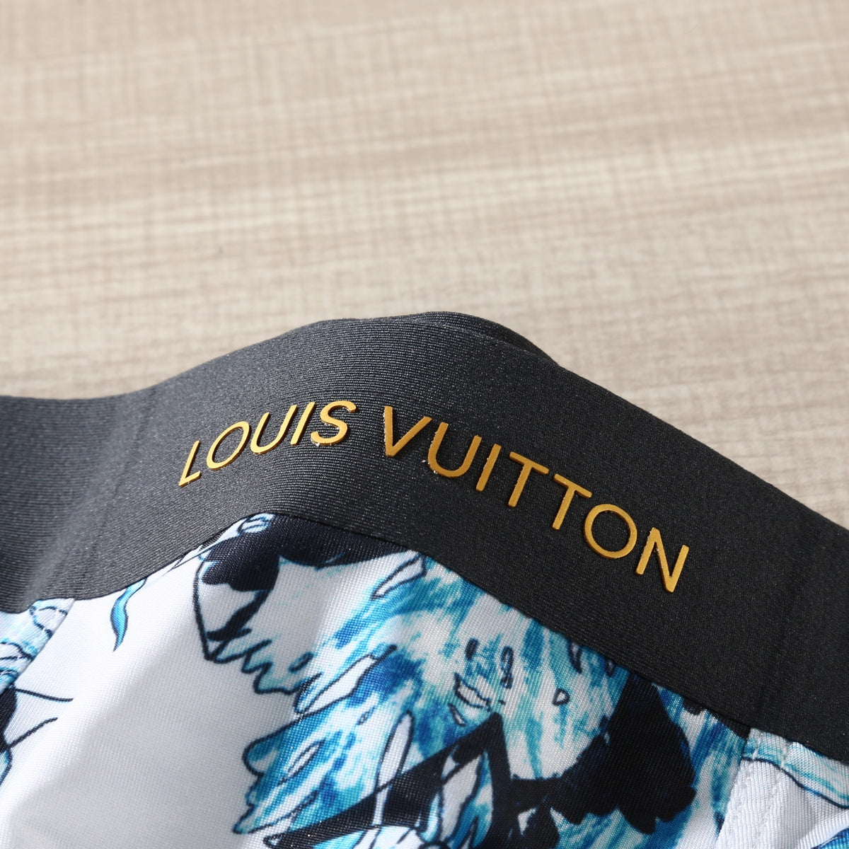 Louis Vuitton White Black Dense Botanical Print Boxer Briefs, image 9