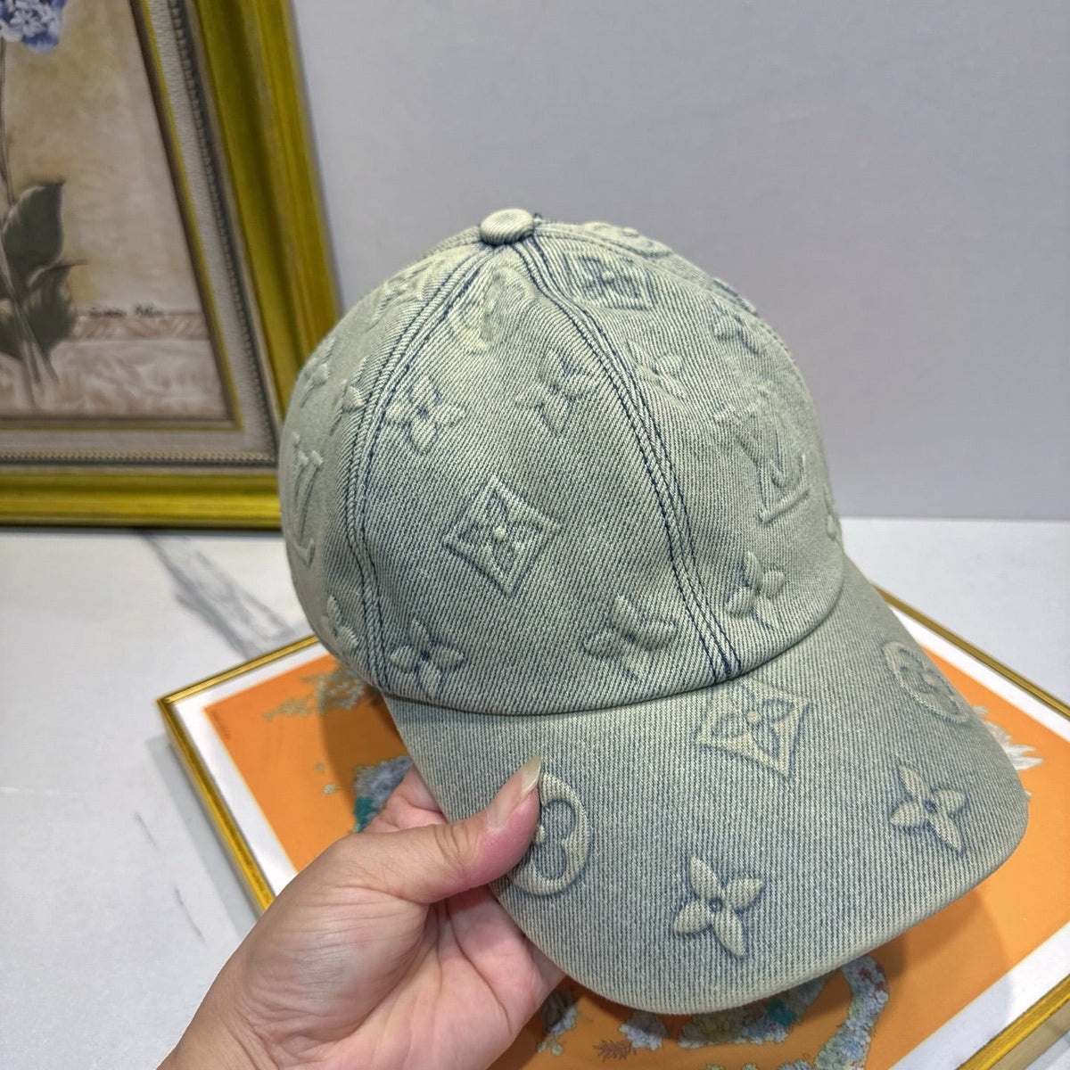 Louis Vuitton Denim Baseball Cap - image 6