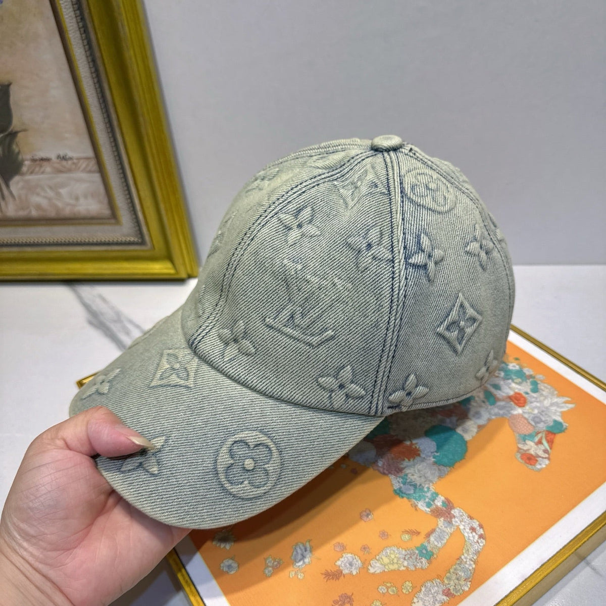 Louis Vuitton Denim Baseball Cap - image 8