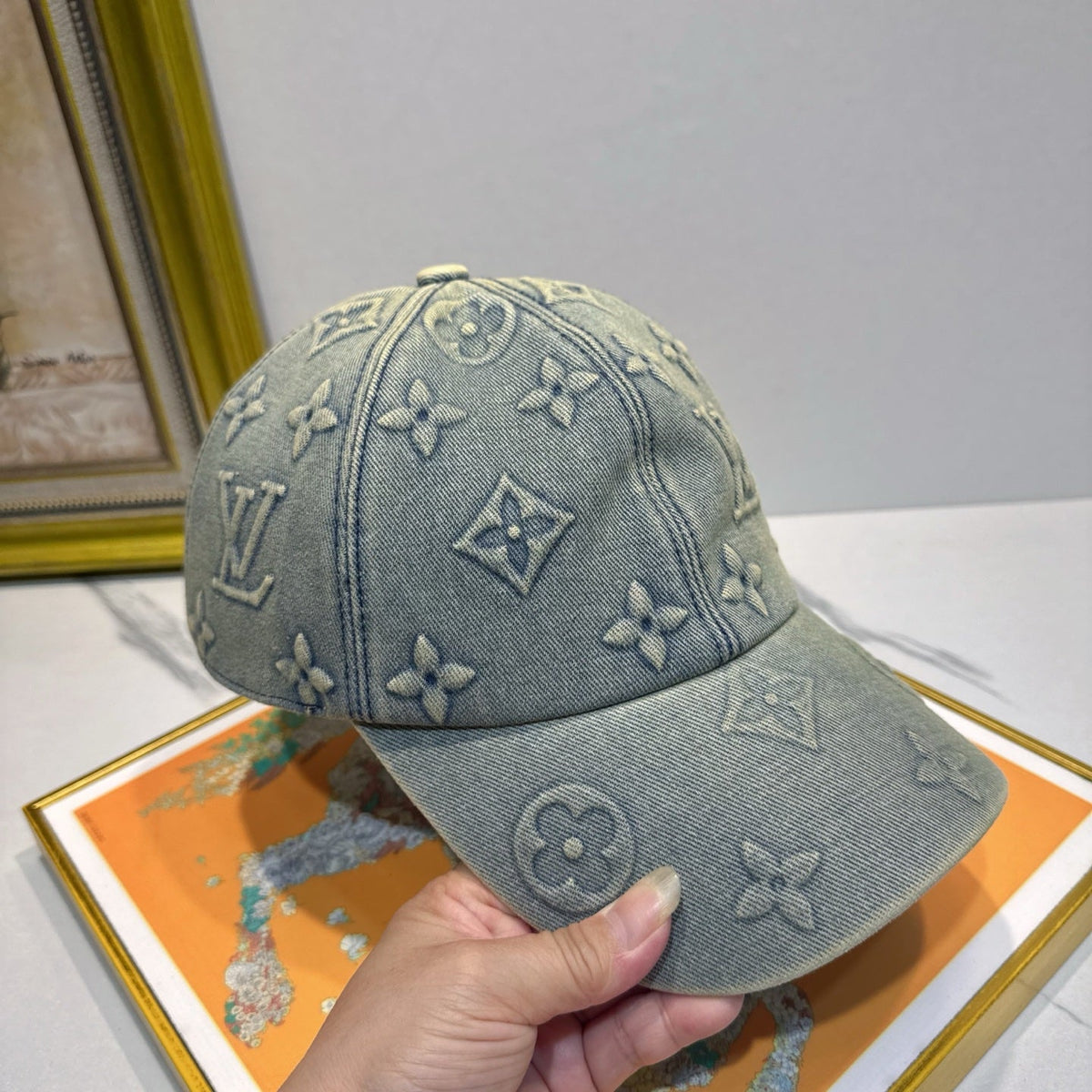 Louis Vuitton Denim Baseball Cap - image 7