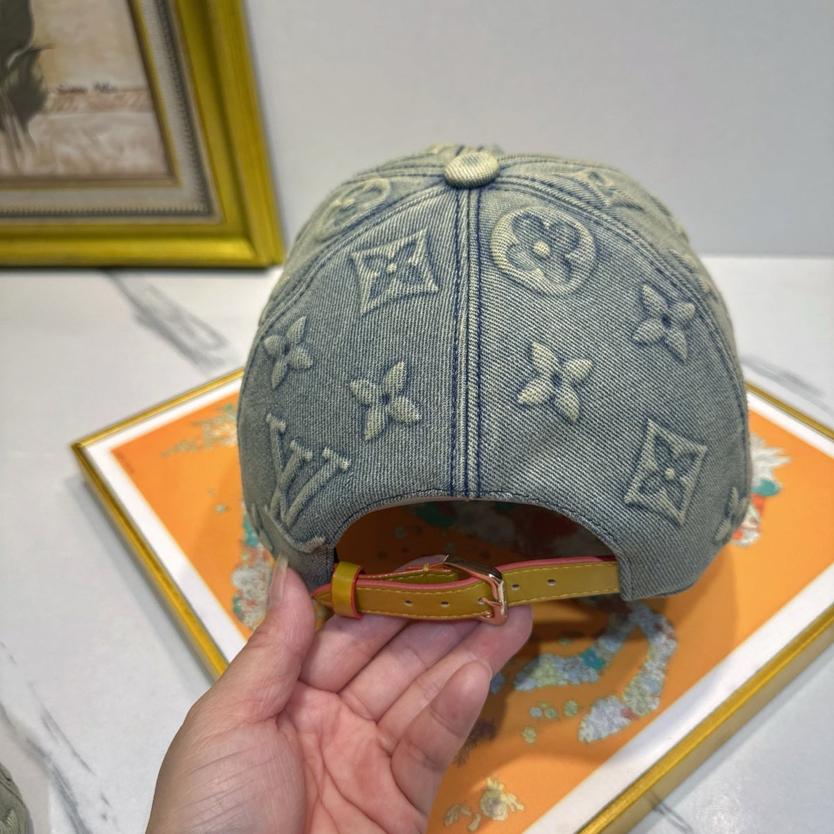 Louis Vuitton Denim Baseball Cap - image 8