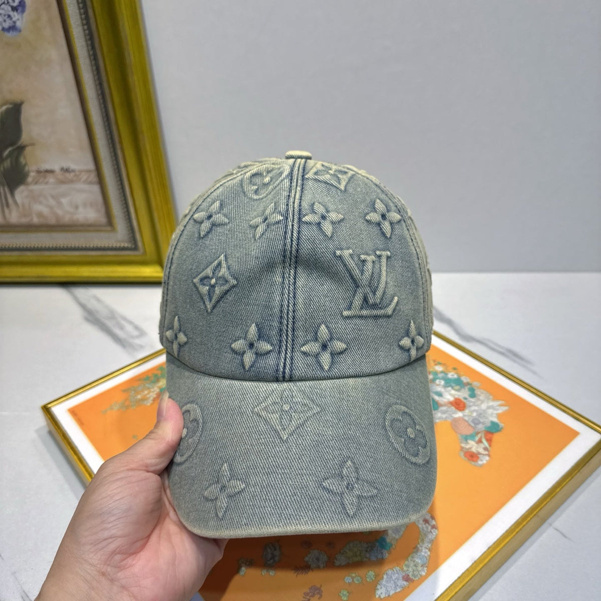 Louis Vuitton Denim Baseball Cap - image 5