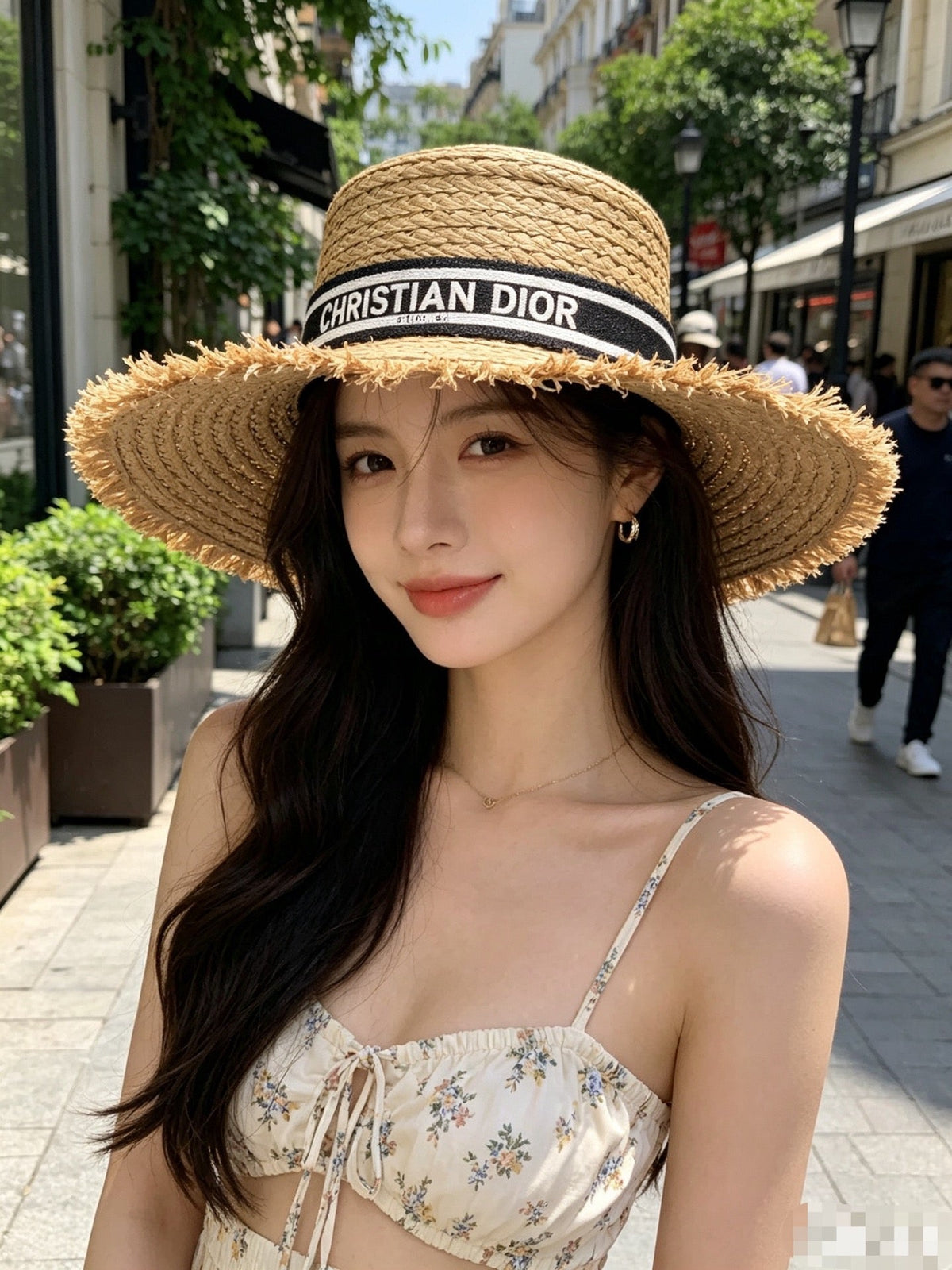 Dior Woven Open Knit Hat - image 4