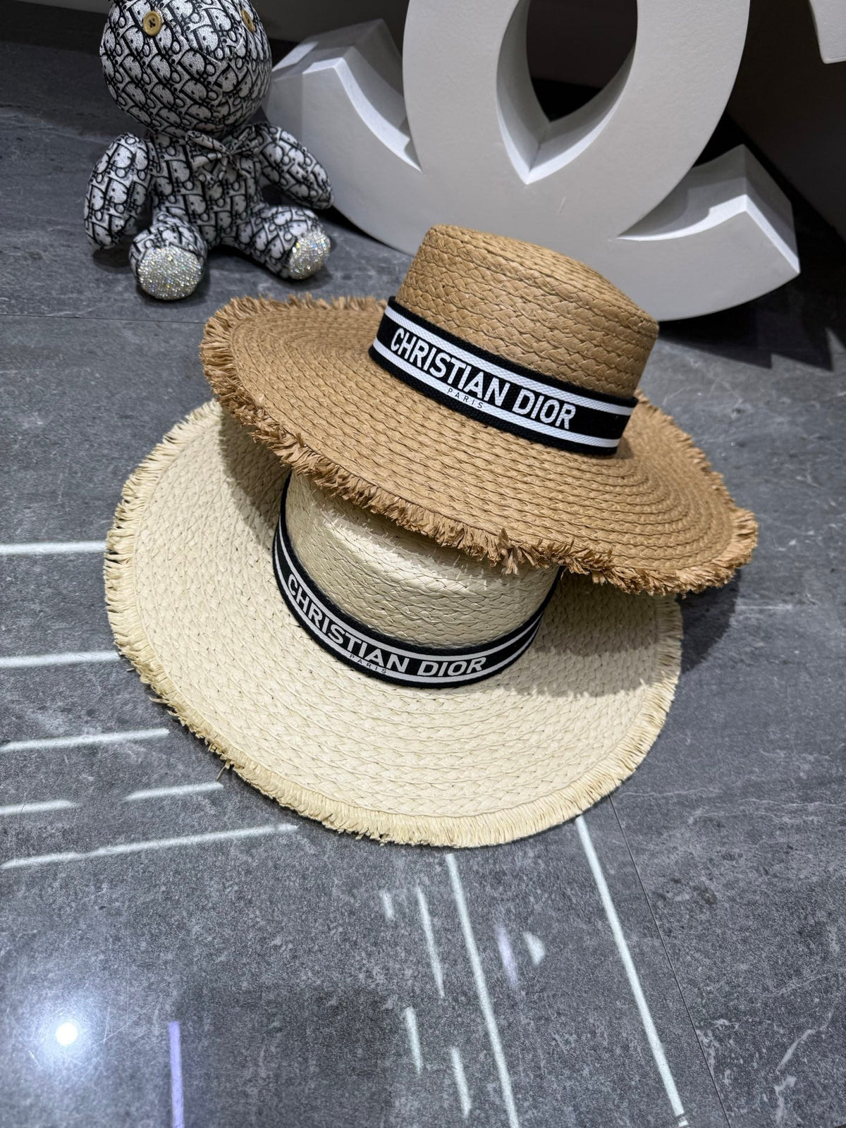 Dior Woven Open Knit Hat - image 8