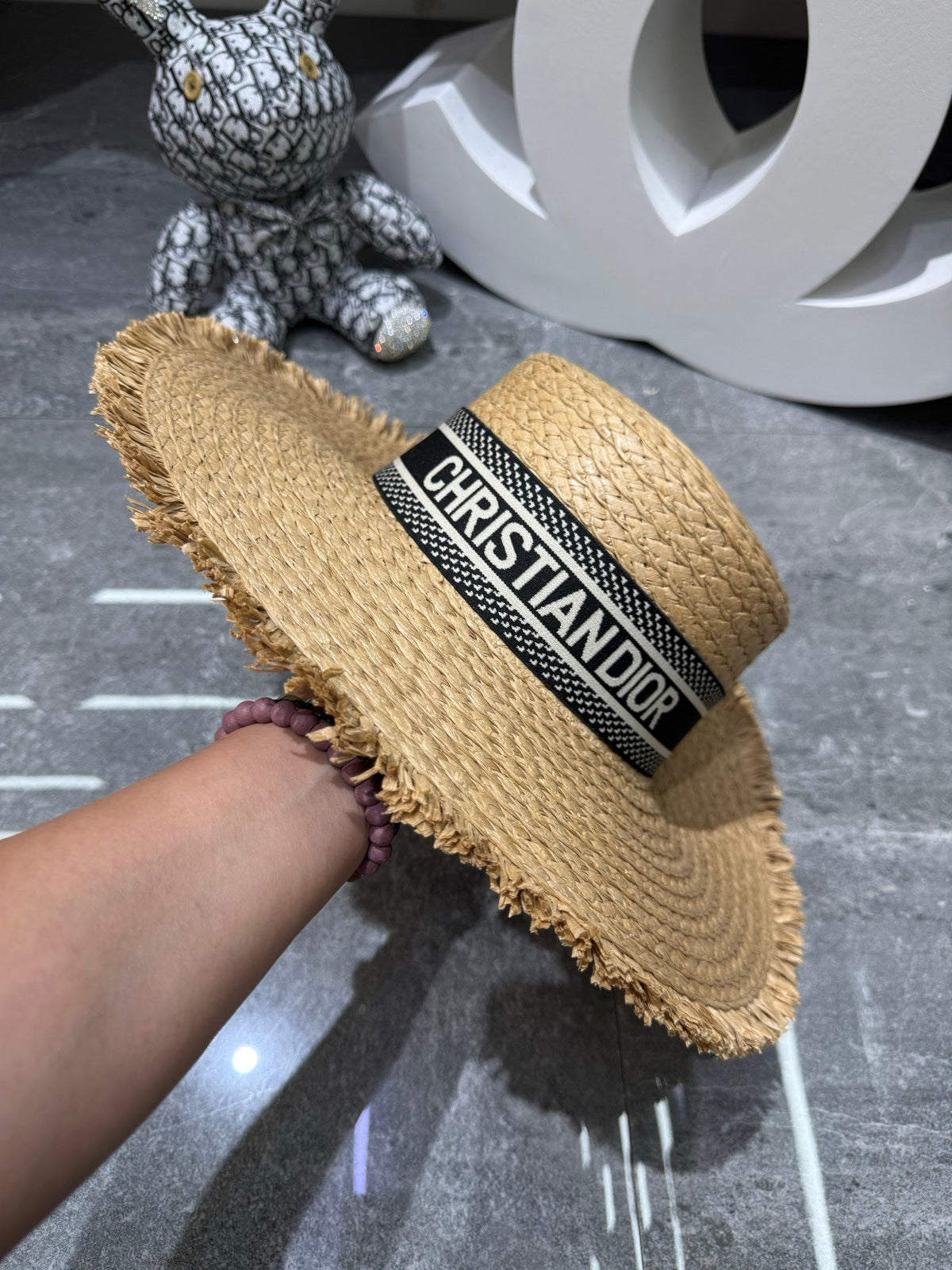 Dior Woven Open Knit Hat - image 7