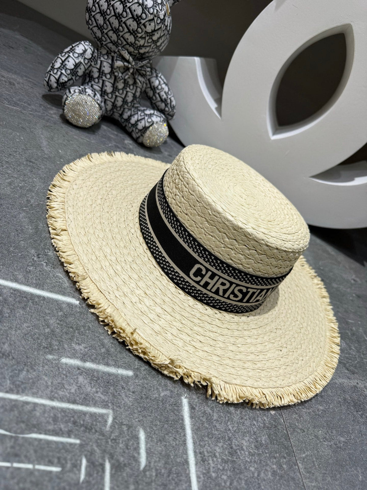 Dior Woven Open Knit Hat - image 8