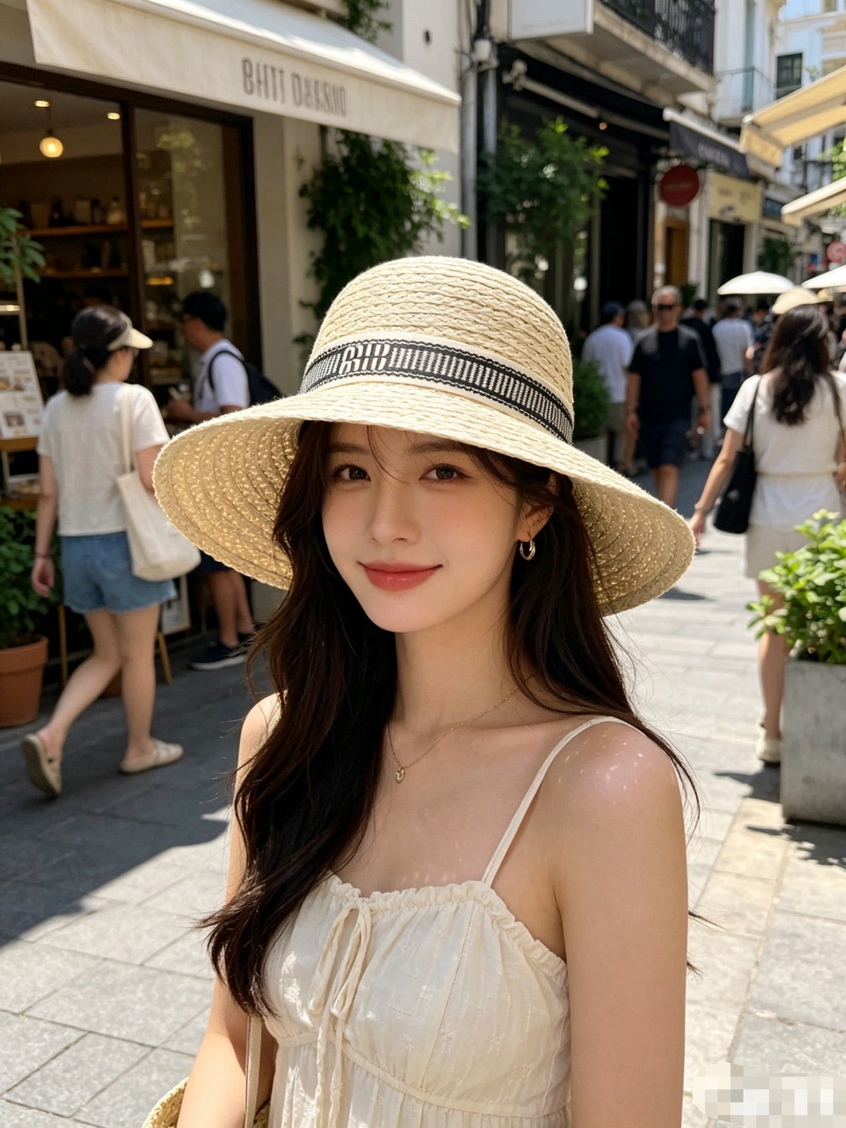 Miu Miu Woven Open Knit Bucket Hat - image 4
