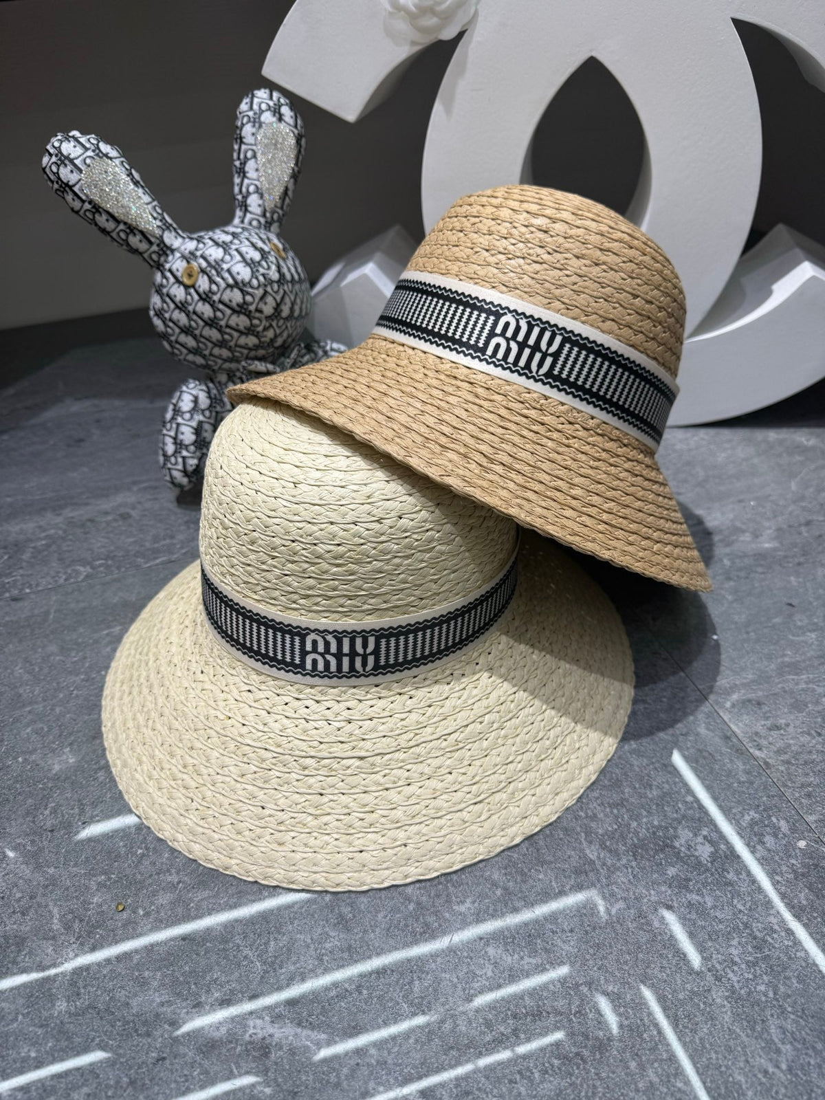 Miu Miu Woven Open Knit Bucket Hat - image 5