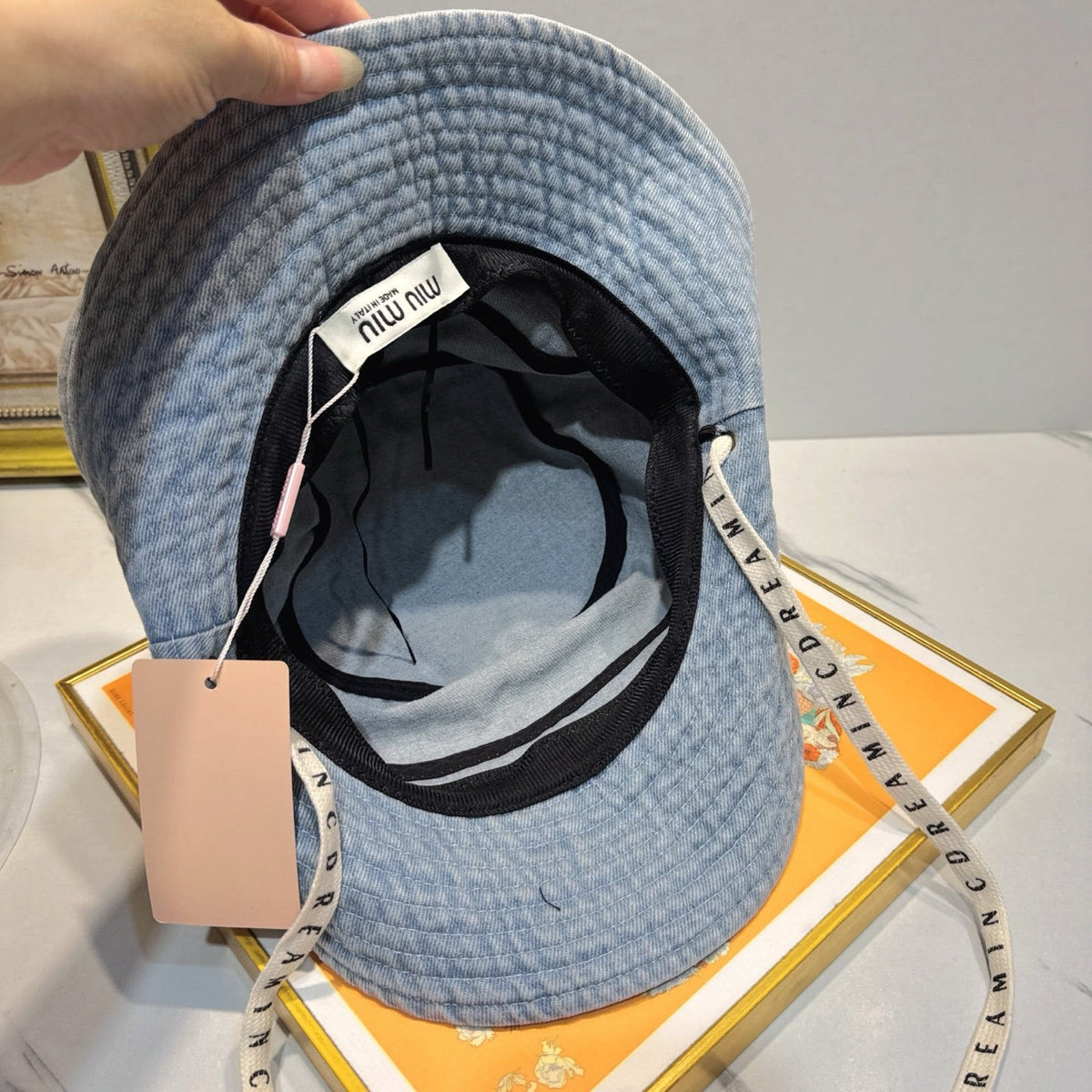 Miu Miu Denim Bucket Hat - image 7