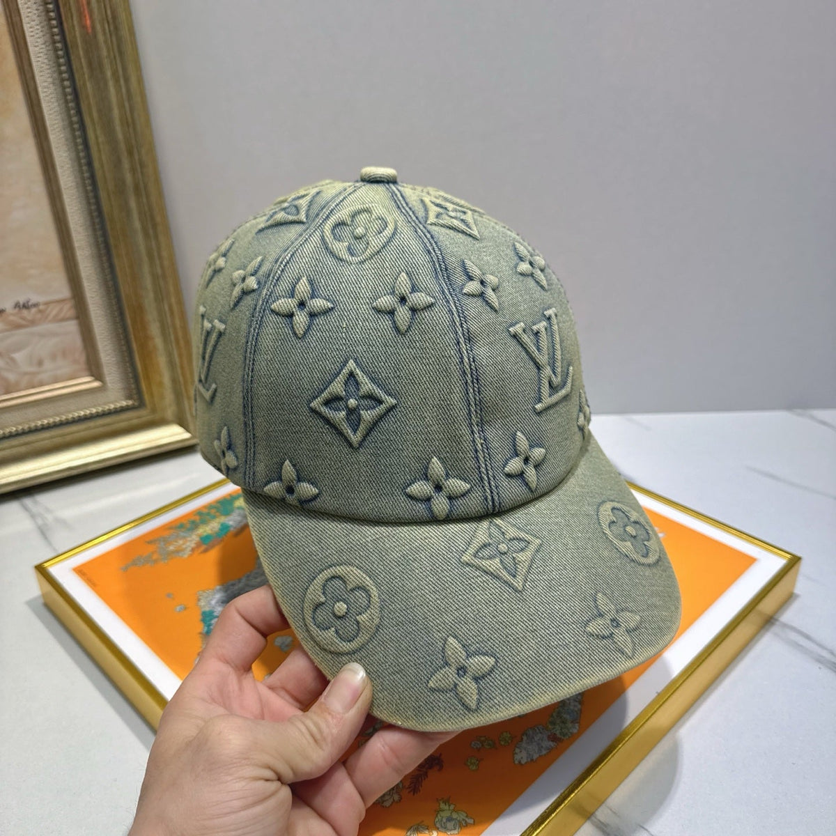 Louis Vuitton Denim Baseball Cap - image 7