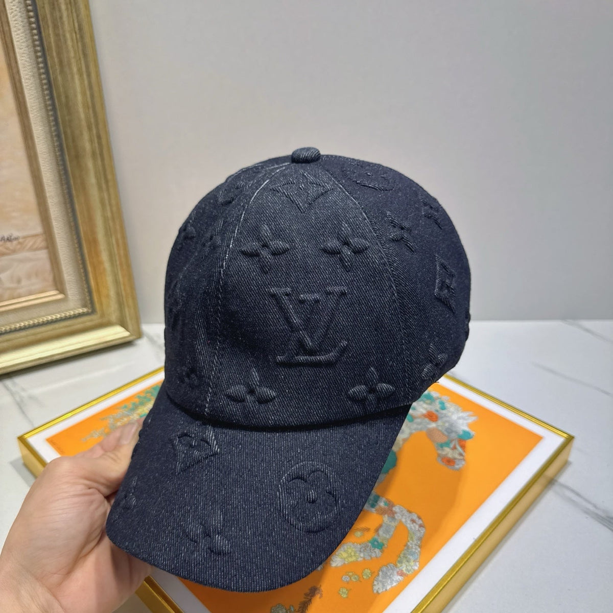 Louis Vuitton Denim Baseball Cap - image 6