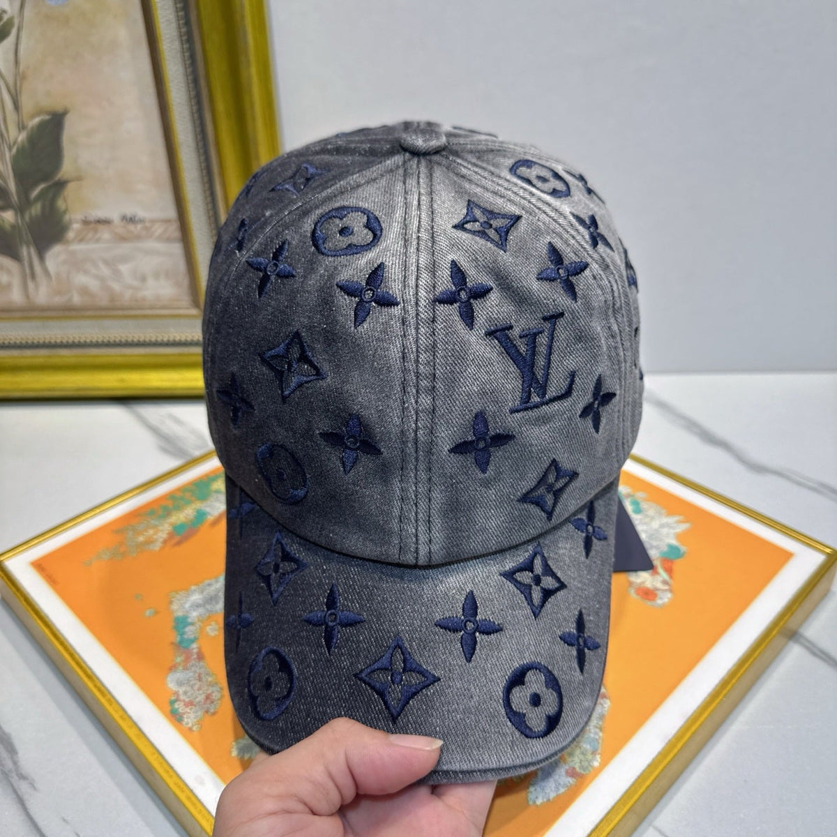Louis Vuitton Denim Baseball Cap - image 5