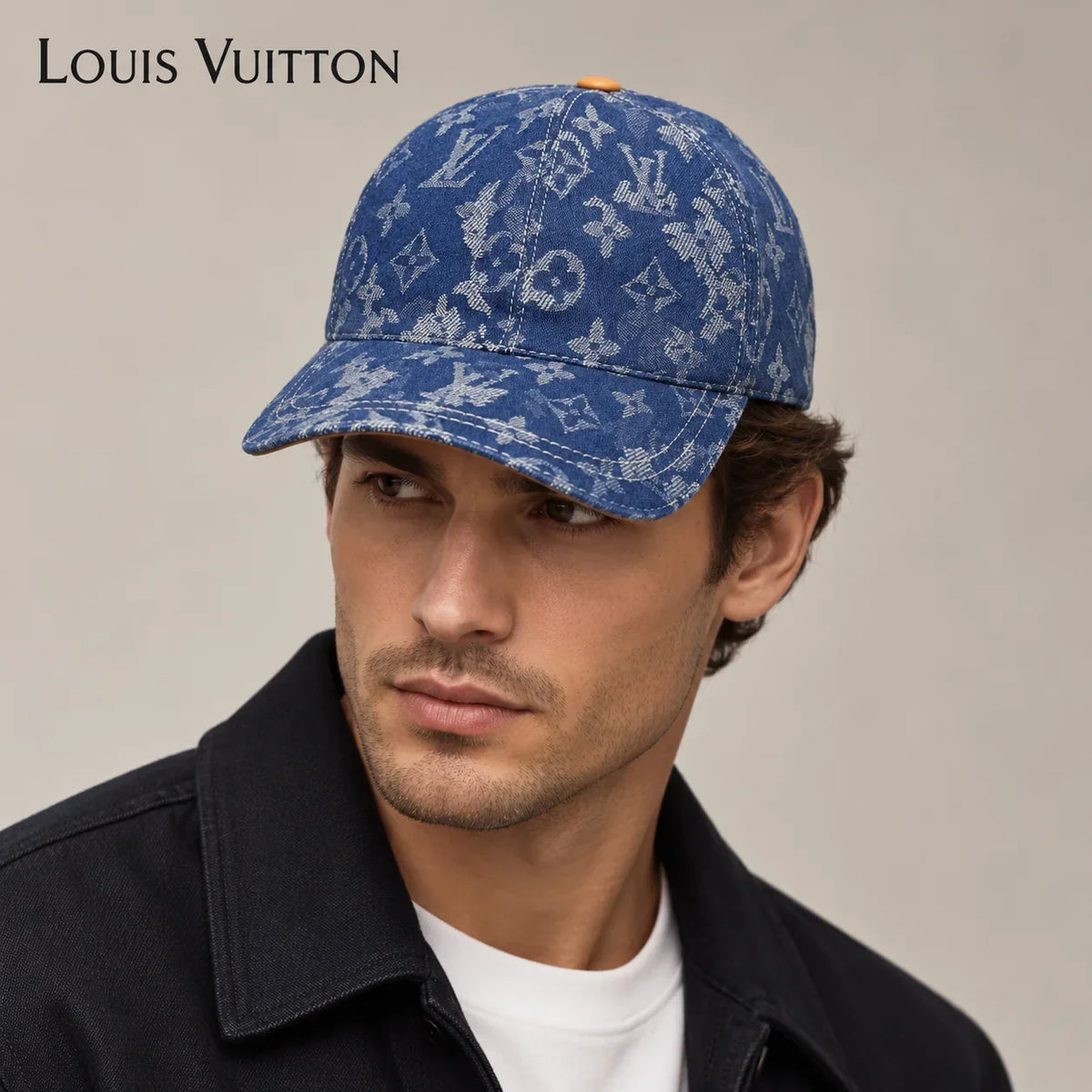 Louis Vuitton Denim Baseball Cap - image 1