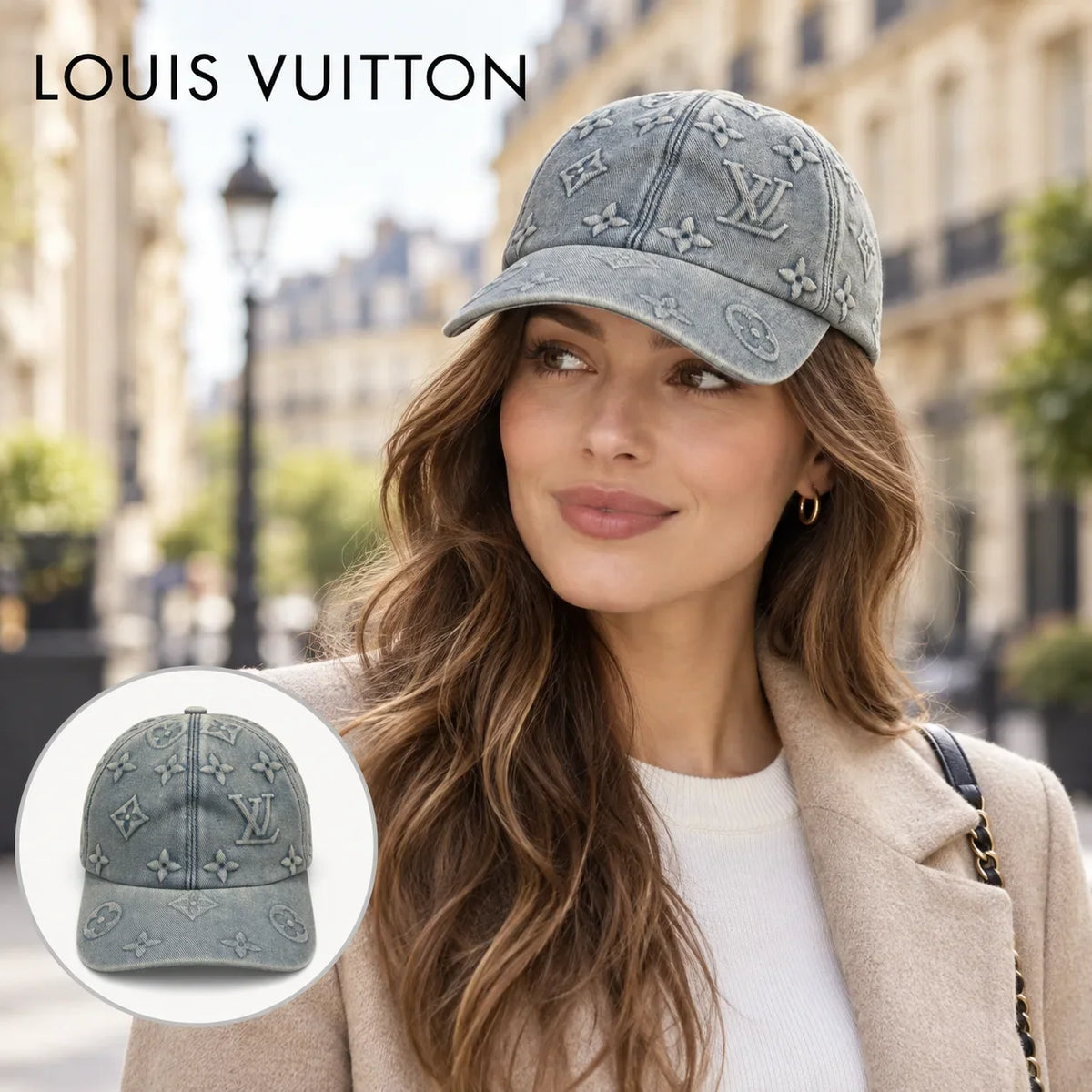 Louis Vuitton Denim Baseball Cap - image 1