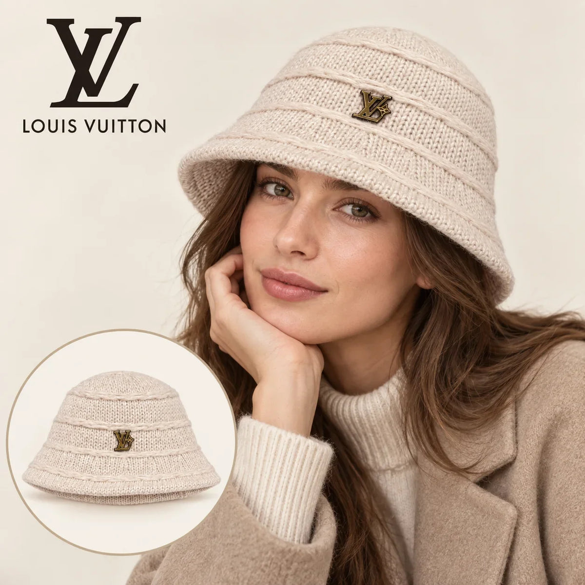 Louis Vuitton Knit Bucket Hat - image 1