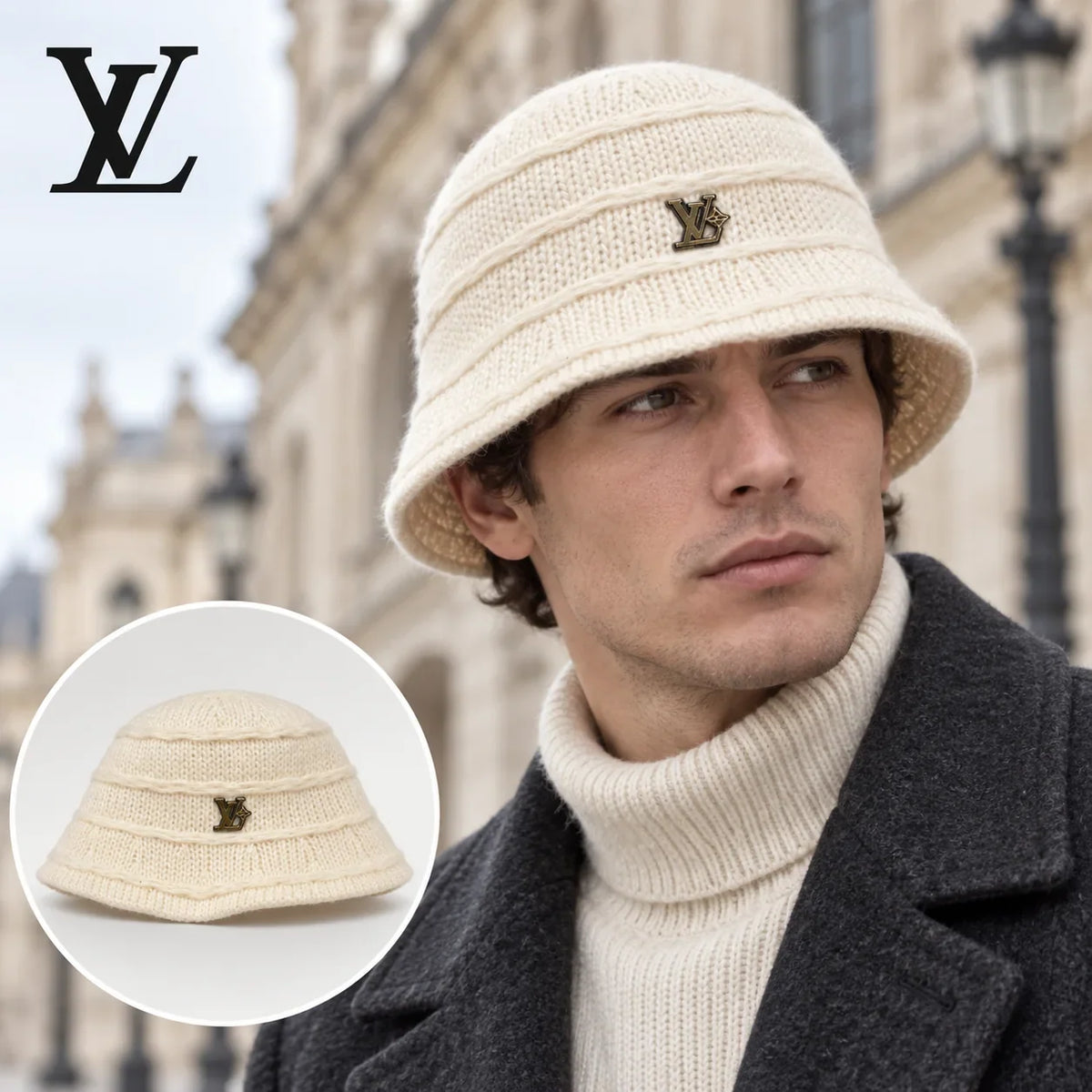 Louis Vuitton Knit Bucket Hat - image 1