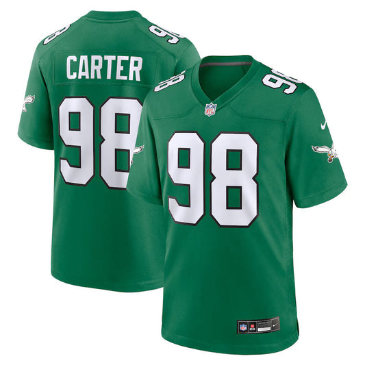Jalen Carter Philadelphia Eagles Alternate Jersey - Kelly Green
