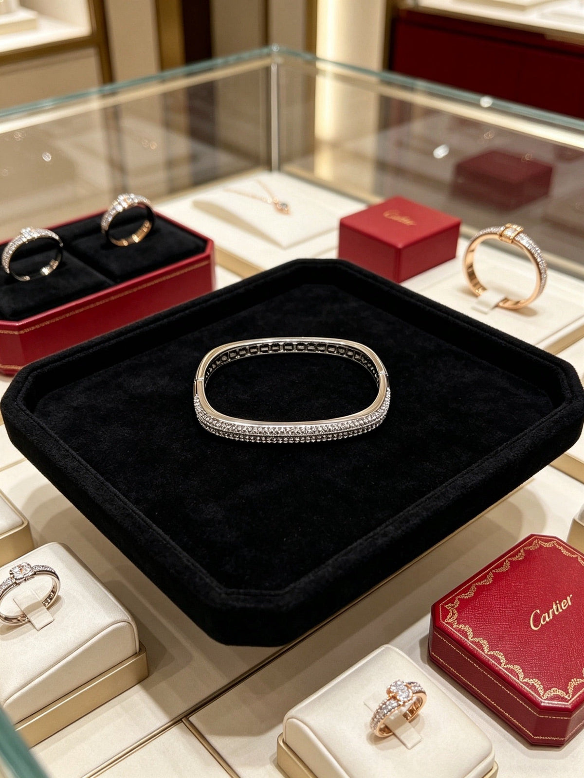 Martin Graham bracelet in polished metal-tone – side detail