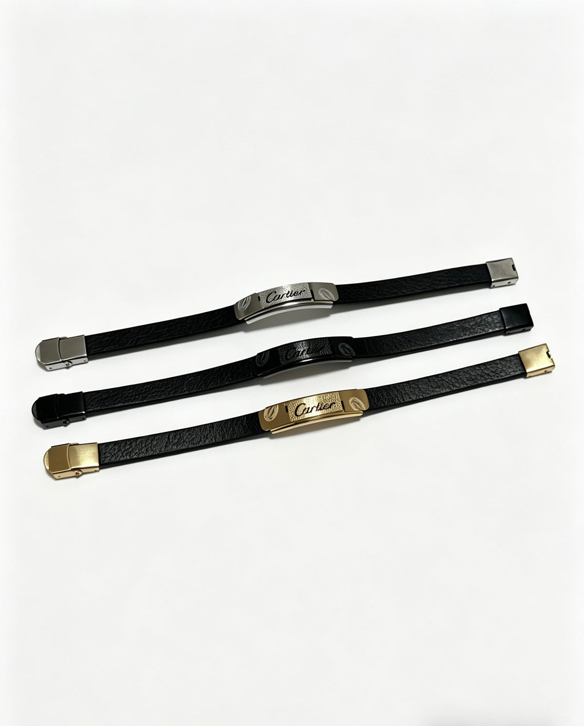 Martin Graham bracelet in polished metal-tone