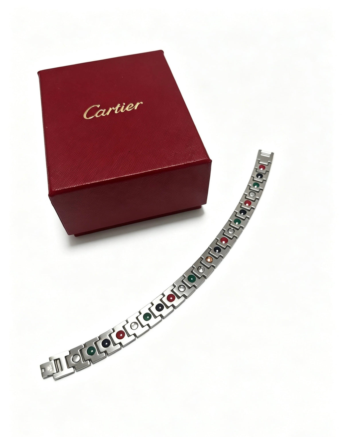 Martin Graham bracelet in polished metal-tone