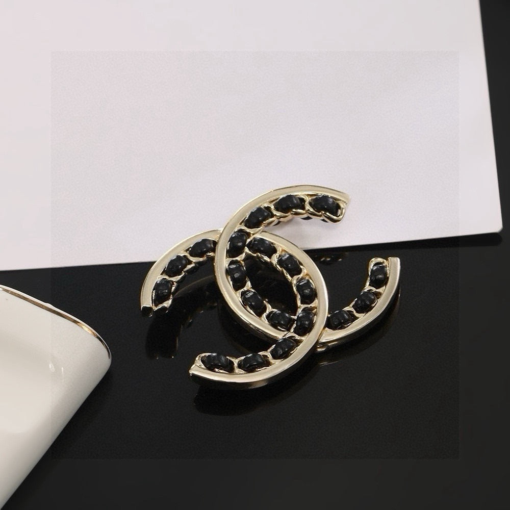 Martin Graham brooch in polished metal-tone – main product view