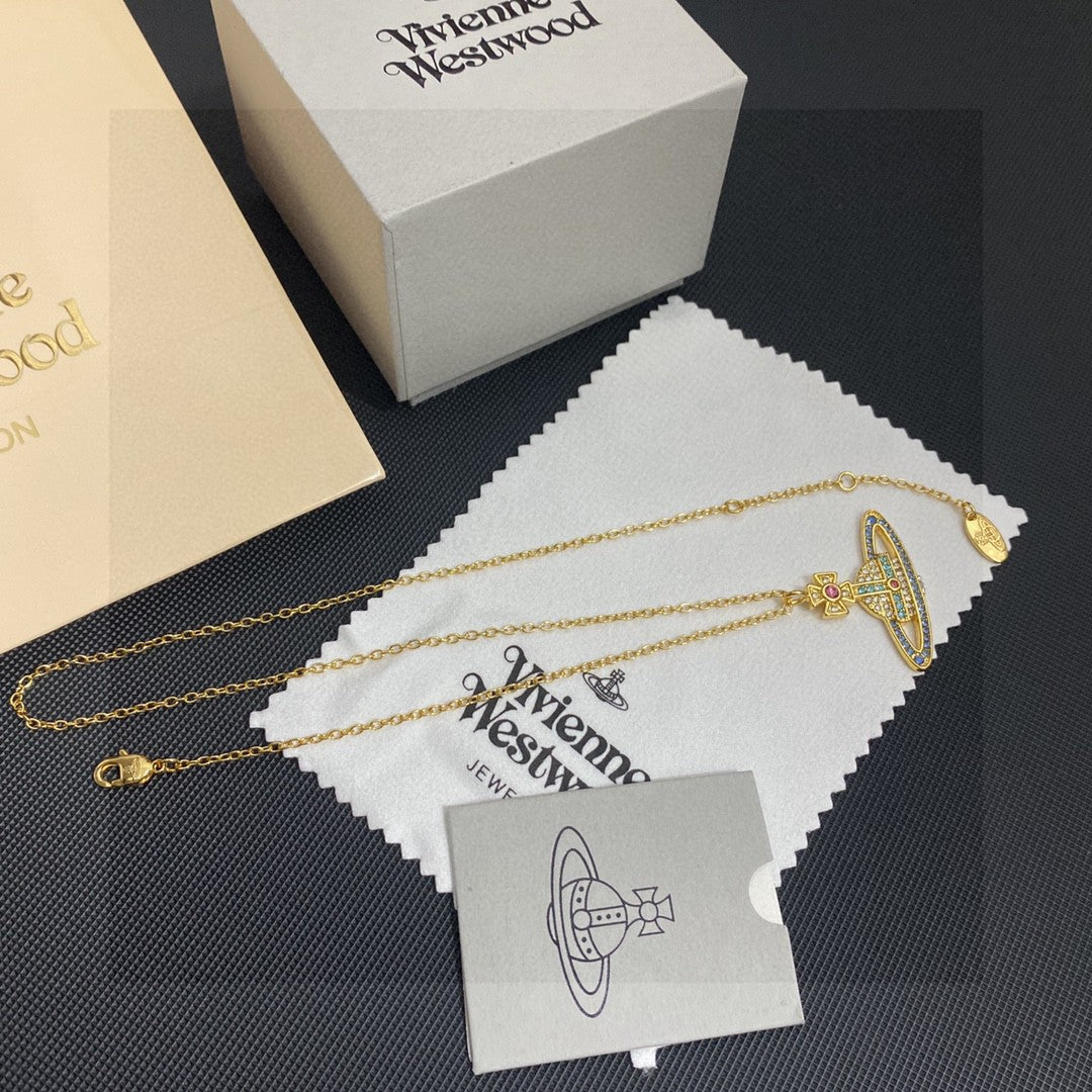 Martin Graham pendant necklace in polished metal-tone – main product view