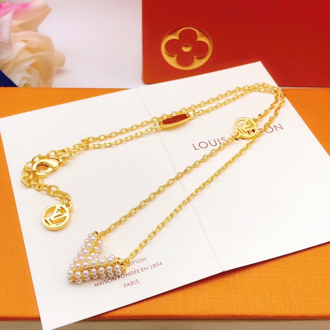 Martin Graham pendant necklace in polished metal-tone – main product view