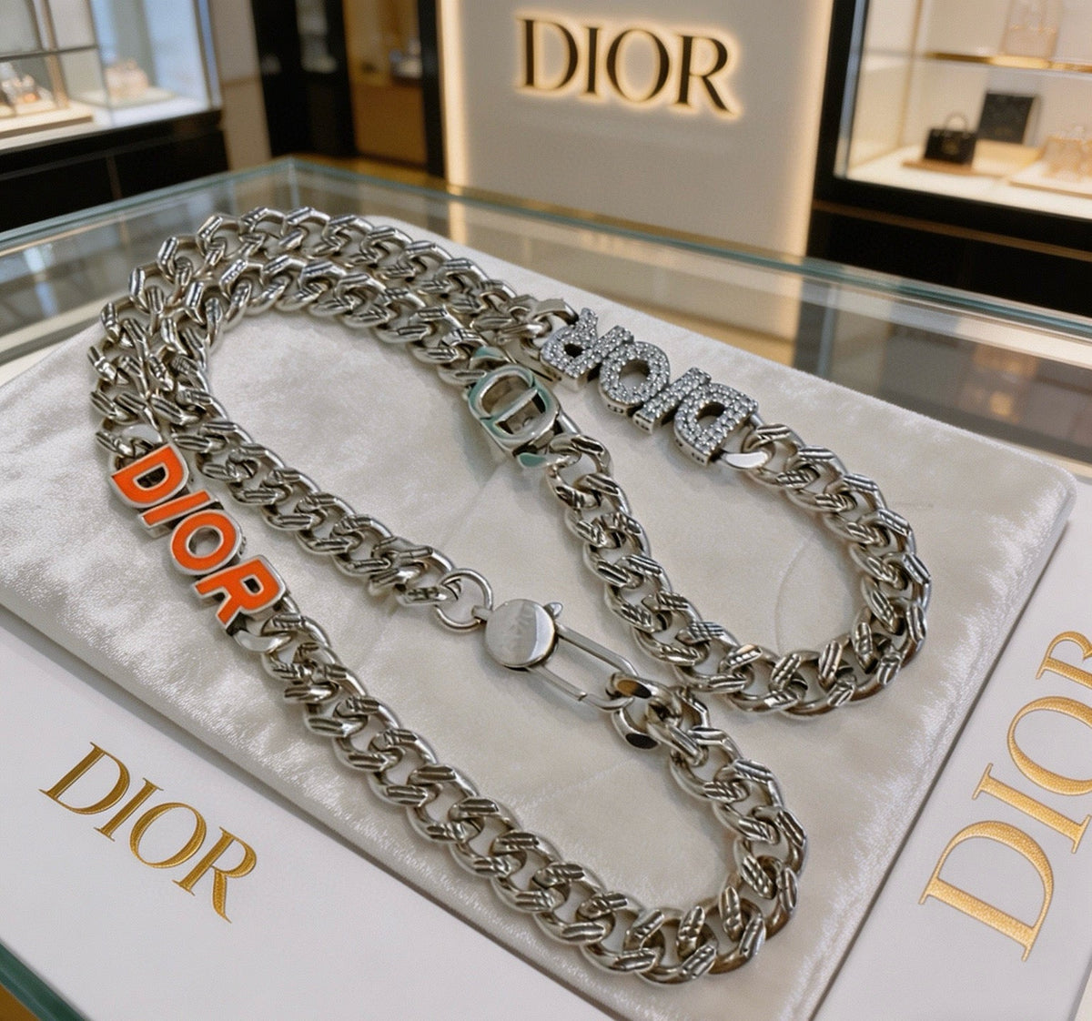 Martin Graham pendant necklace in polished metal-tone – main product view