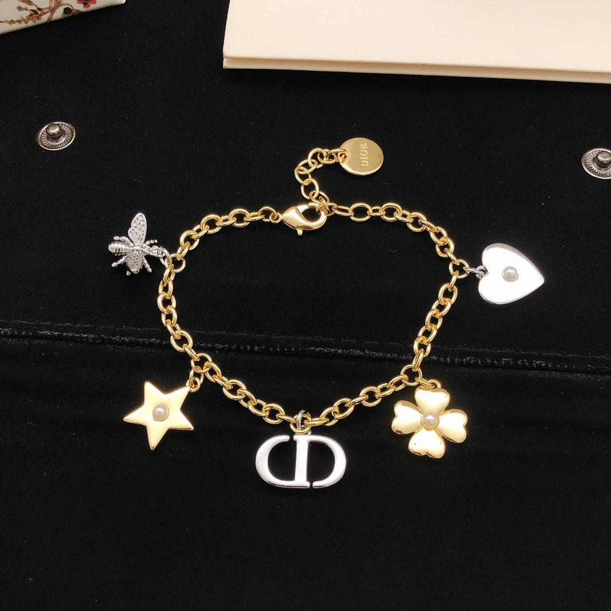 Martin Graham bracelet in polished metal-tone – main product view