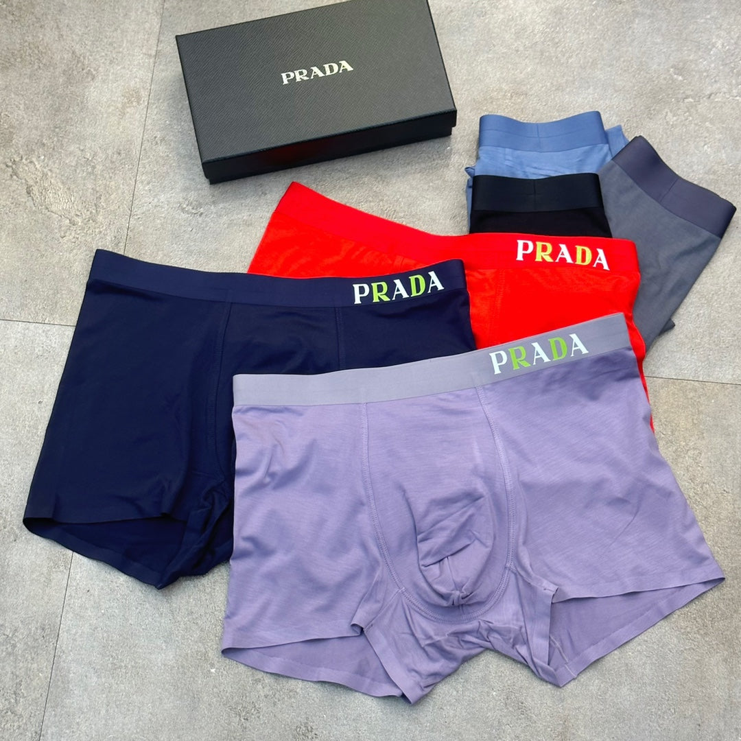 Prada Modal Men's Boxer Briefs - 3-Piece Box - Sizes L-XXXL