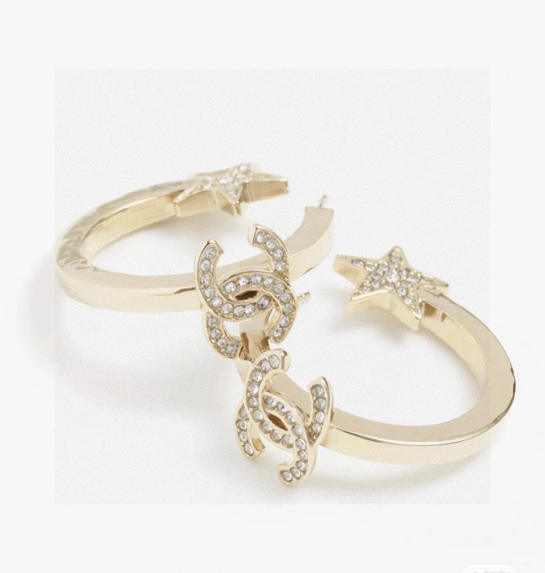 Martin Graham stud earrings in polished metal-tone – main product view