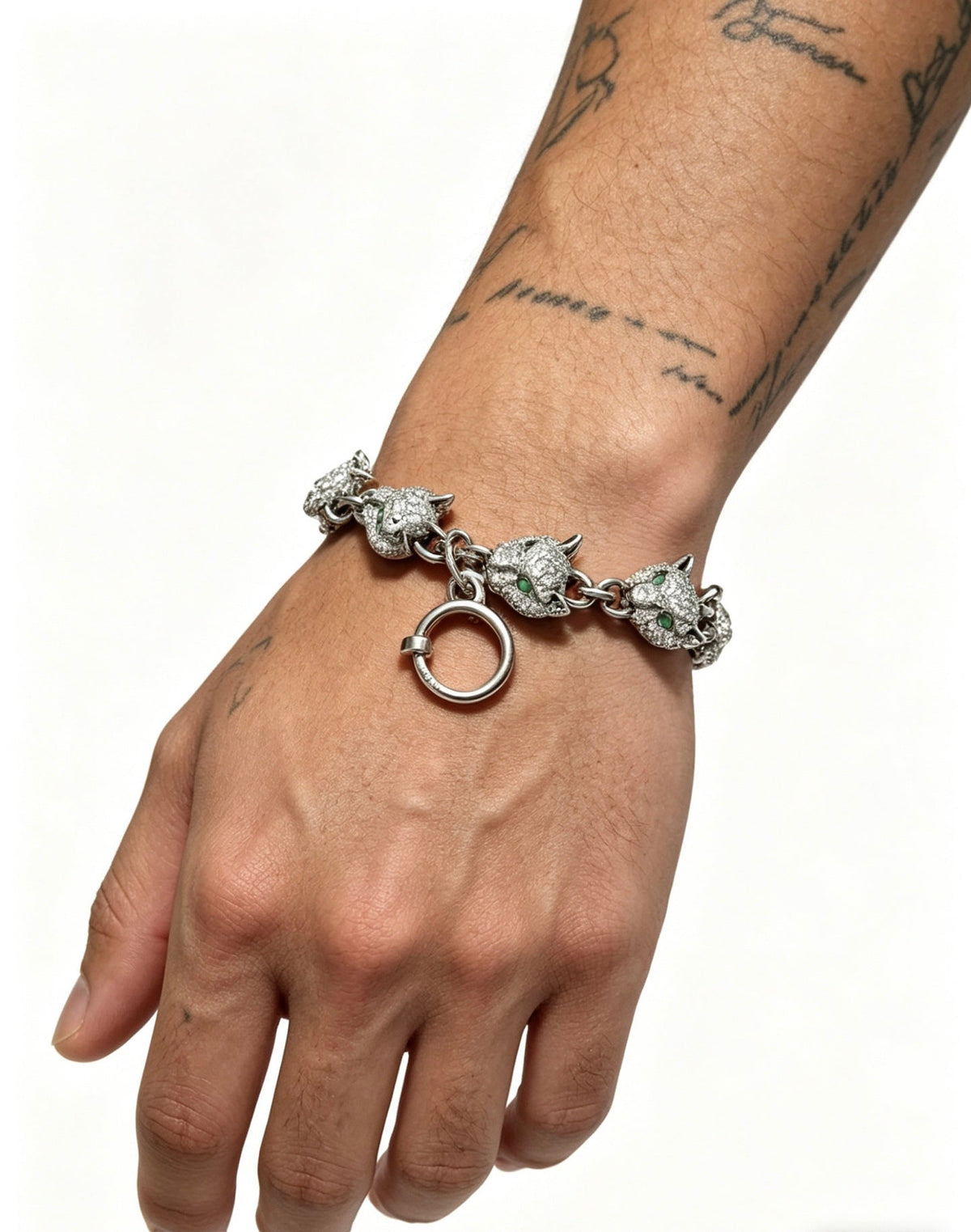 Martin Graham bracelet in polished metal-tone – main product view