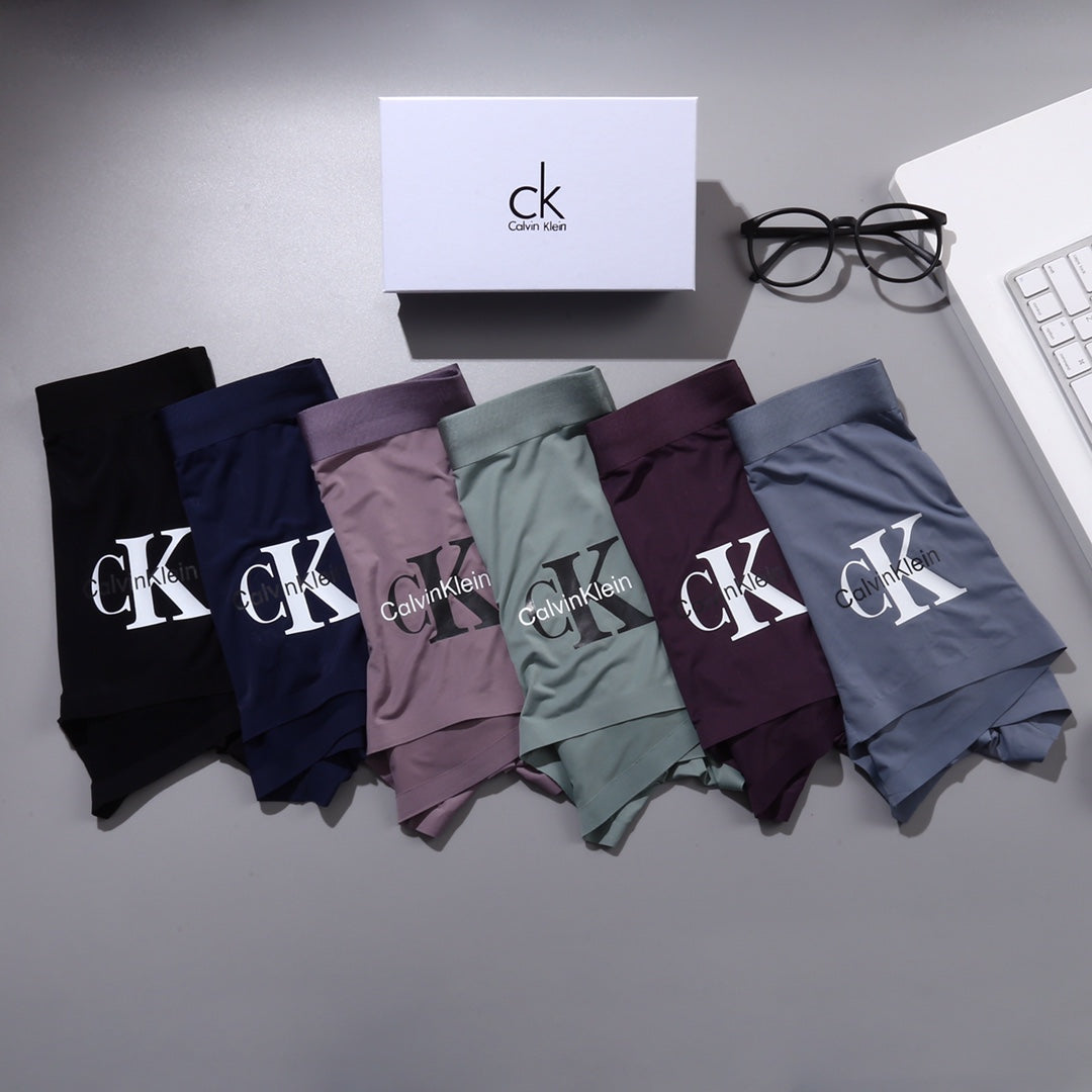 Calvin Klein Logo Men's Boxer Briefs - 3-Piece Box